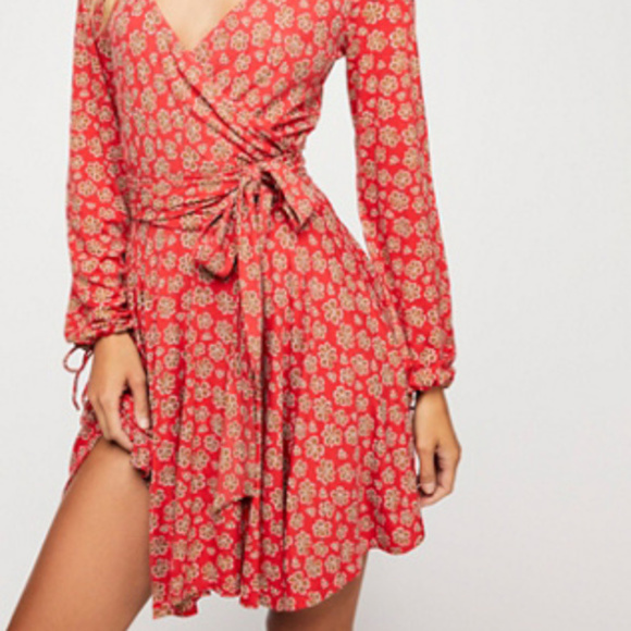 Free People Pradera Wrap Mini Dress - Picture 2 of 4